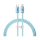 Kabel BASEUS Kabel Lightning - USB-C Crystal Shine 20W 1.2m (niebieski) CAJY001303